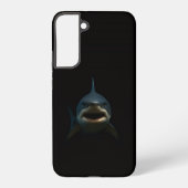 Black 4 Luxe Galaxy S22 Plus, Great White Shark Samsung Galaxyケース (裏面)