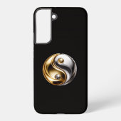 Black 4 Luxe Galaxy S22 Plus, Harmnoy Yin Yang Samsung Galaxyケース (裏面)