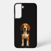 Black 4 Luxe Galaxy S22 Plus, Kind Beagle Samsung Galaxyケース (裏面)