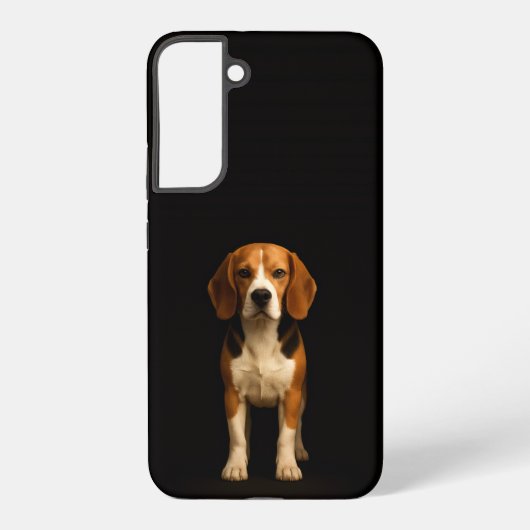 Black 4 Luxe Galaxy S22 Plus, Kind Beagle Samsung Galaxyケース (裏面)