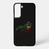 Black 4 Luxe Galaxy S22 Plus, Mantis Shrimp Samsung Galaxyケース (裏面)
