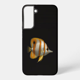 Black 4 Luxe Galaxy S22 Plus, Reef Butterflyfish Samsung Galaxy S22+ケース