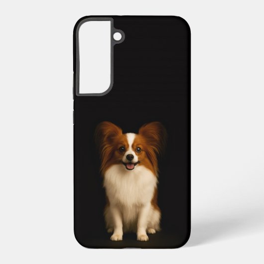 Black 4 Luxe Galaxy S22 Plus, Refined Papillon Samsung Galaxyケース (裏面)