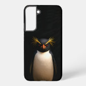 Black 4 Luxe Galaxy S22 Plus, Rockhopper Penguin Samsung Galaxyケース (裏面)