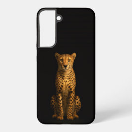 Black 4 Luxe Galaxy S22 Plus, Sleek Cheetah Samsung Galaxy S22+ケース
