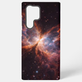 Black 4 Luxe Galaxy S22 Ultra, Butterfly Nebula Samsung Galaxyケース (裏面)