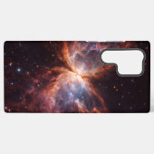 Black 4 Luxe Galaxy S22 Ultra, Butterfly Nebula Samsung Galaxyケース (裏面横)