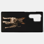Black 4 Luxe Galaxy S22 Ultra, Hairless Terrier Samsung Galaxyケース (裏面横)
