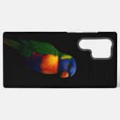 Black 4 Luxe Galaxy S22 Ultra, Lorikeet Parrot Samsung Galaxyケース (裏面横)