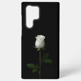 Black 4 Luxe Galaxy S22 Ultra, Pure White Rose Samsung Galaxy S22 Ultraケース