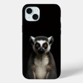 Black 4 Luxe, Gentle Lemur iPhone 15 Plus Case-Mate iPhoneケース (裏面)