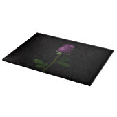Black 4 Luxe Glass board Royal Violet Rose カッティングボード (角)