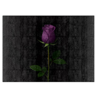 Black 4 Luxe Glass board Royal Violet Rose カッティングボード