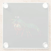 Black 4 Luxe Glass coaster, Mantis Shrimp ガラスコースター (裏面)