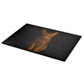 Black 4 Luxe Glass cutting board Abyssinian Beauty カッティングボード (角)