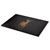 Black 4 Luxe Glass cutting board Elegant Gazella カッティングボード (角)