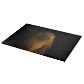 Black 4 Luxe Glass cutting board Elegant Platypus カッティングボード (角)