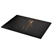 Black 4 Luxe Glass cutting board Forest Okapi カッティングボード (角)