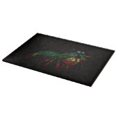 Black 4 Luxe Glass cutting board Mantis Shrimp カッティングボード (角)
