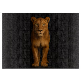 Black 4 Luxe Glass cutting board Noble Lioness カッティングボード