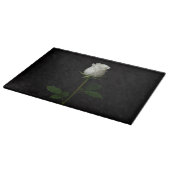 Black 4 Luxe Glass cutting board Pure White Rose カッティングボード (角)