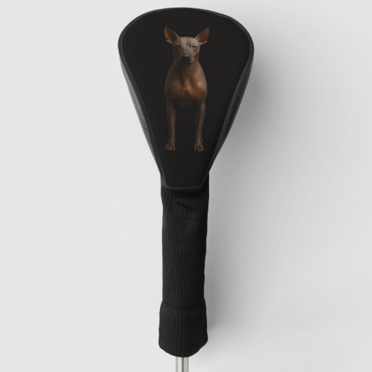 Black 4 Luxe Golf Driver Cover, Argentina Pila Dog ゴルフヘッドカバー (正面)