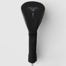 Black 4 Luxe Golf Driver Cover, Black Mamba ゴルフヘッドカバー