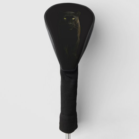 Black 4 Luxe Golf Driver Cover, Black Panther ゴルフヘッドカバー (正面)