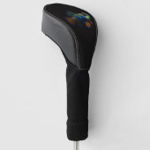 Black 4 Luxe Golf Driver Cover, Dragonet Mandarin ゴルフヘッドカバー (アングル)