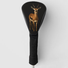 Black 4 Luxe Golf Driver Cover, Elegant Gazella ゴルフヘッドカバー