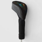 Black 4 Luxe Golf Driver Cover, Flying Hummingbird ゴルフヘッドカバー (アングル)