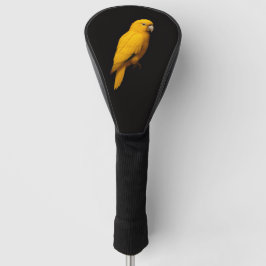Black 4 Luxe Golf Driver Cover, Golden Parakeet ゴルフヘッドカバー