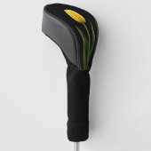 Black 4 Luxe Golf Driver Cover, Golden Tulip ゴルフヘッドカバー (アングル)