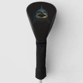 Black 4 Luxe Golf Driver Cover, Great White Shark ゴルフヘッドカバー