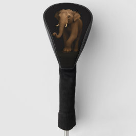 Black 4 Luxe Golf Driver Cover, Indian Elephant ゴルフヘッドカバー