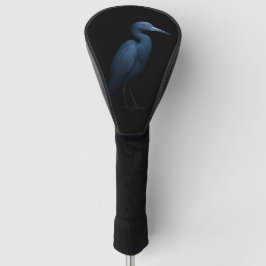 Black 4 Luxe Golf Driver Cover, Little Blue Heron ゴルフヘッドカバー