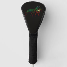 Black 4 Luxe Golf Driver Cover, Mantis Shrimp ゴルフヘッドカバー