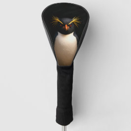 Black 4 Luxe Golf Driver Cover, Rockhopper Penguin ゴルフヘッドカバー