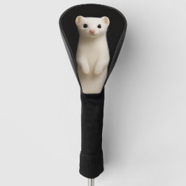 Black 4 Luxe Golf Driver Cover, Stylish Ermine ゴルフヘッドカバー