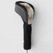 Black 4 Luxe Golf Driver Cover, Stylish Ermine ゴルフヘッドカバー (アングル)