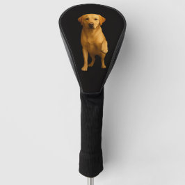 Black 4 Luxe Golf Driver Cover, Tender Labrador ゴルフヘッドカバー