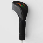 Black 4 Luxe Golf Driver Cover, Tufted Coquette ゴルフヘッドカバー (アングル)