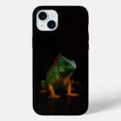 Black 4 Luxe, Green Iguana Case-Mate iPhoneケース (裏面)