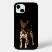 Black 4 Luxe, Hairless Terrier iPhone 15 Plus Case-Mate iPhoneケース (裏面)