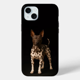 Black 4 Luxe, Hairless Terrier iPhone 15 Plus iPhone 15 Miniケース