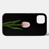 Black 4 Luxe iPhone 13、ブラッシュピンクチューリップ Case-Mate iPhoneケース (裏面 (横))