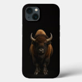 Black 4 Luxe iPhone 13, American Bison Case-Mate iPhoneケース (裏面)