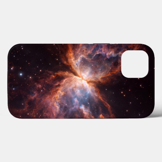 Black 4 Luxe iPhone 13, Butterfly Nebula Case-Mate iPhoneケース (裏面 (横))