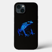 Black 4 Luxe iPhone 13 Case, Electric Blue Frog Case-Mate iPhoneケース (裏面)