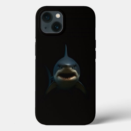 Black 4 Luxe iPhone 13 Case, Great White Shark Case-Mate iPhoneケース (裏面)